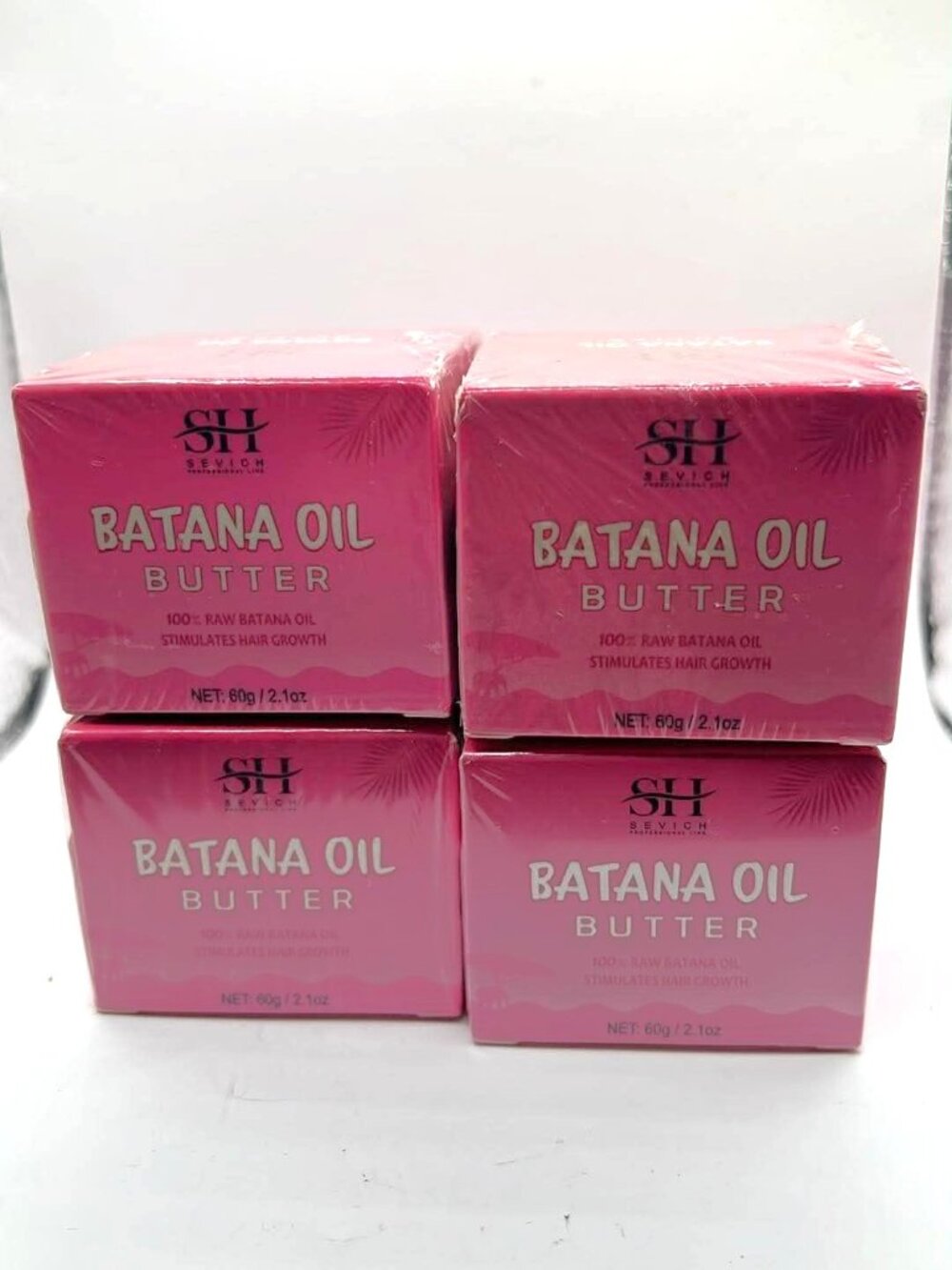 SEVICH Batana Oil Butter • 100% Raw Batana Oil • 2 oz.  Each • NEW- Lot of 4